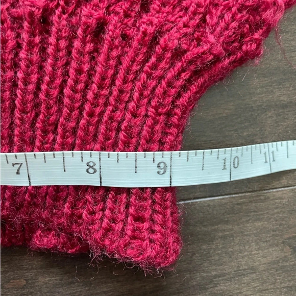 Vintage Sears Maroon Burgundy Textured Knit Sweater Women’s 38 Small - Picture 11 of 11